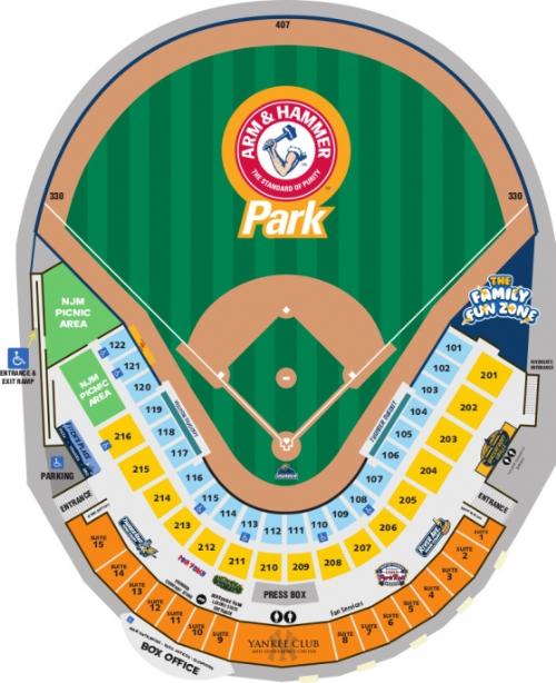 Thunder Stadium Seating Chart