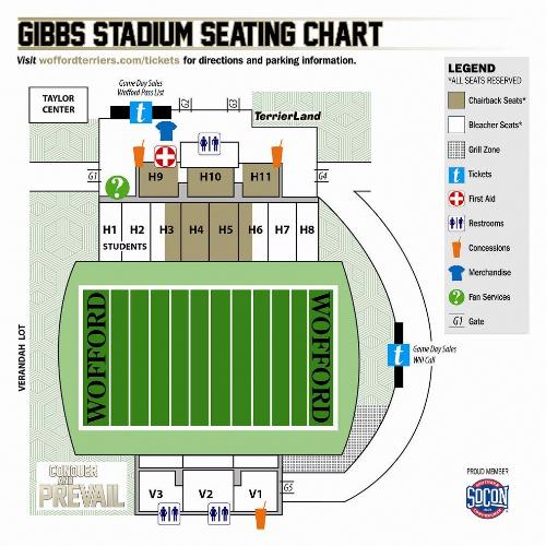 Furman Football Stadium Seating Chart