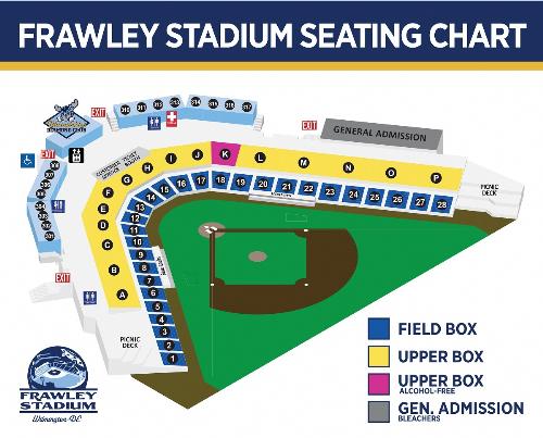 Myrtle Beach Pelicans Stadium Seating Chart