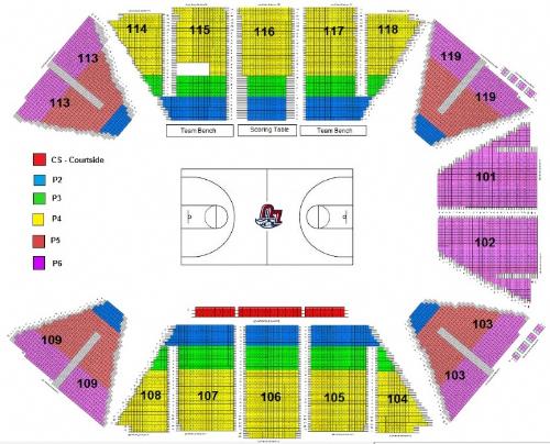 Vines Center Concert Seating Chart